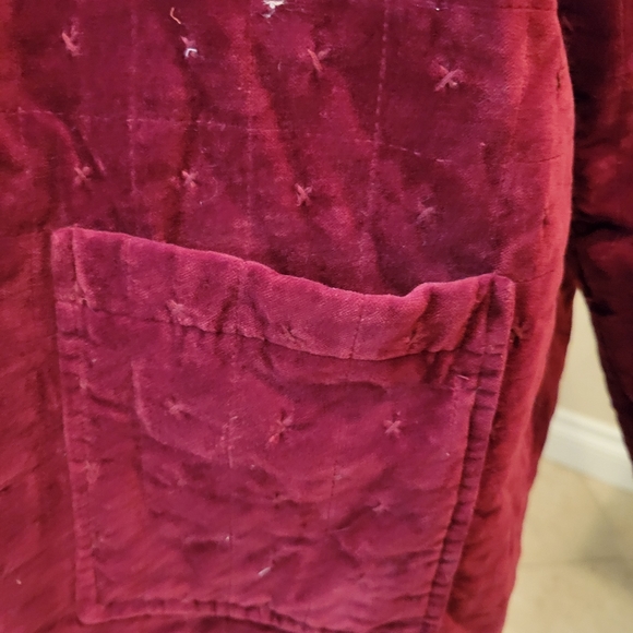 VELVET QUILTED JACKET - Picture 4 of 6